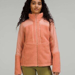 EUC Lululemon textured fleece jacket